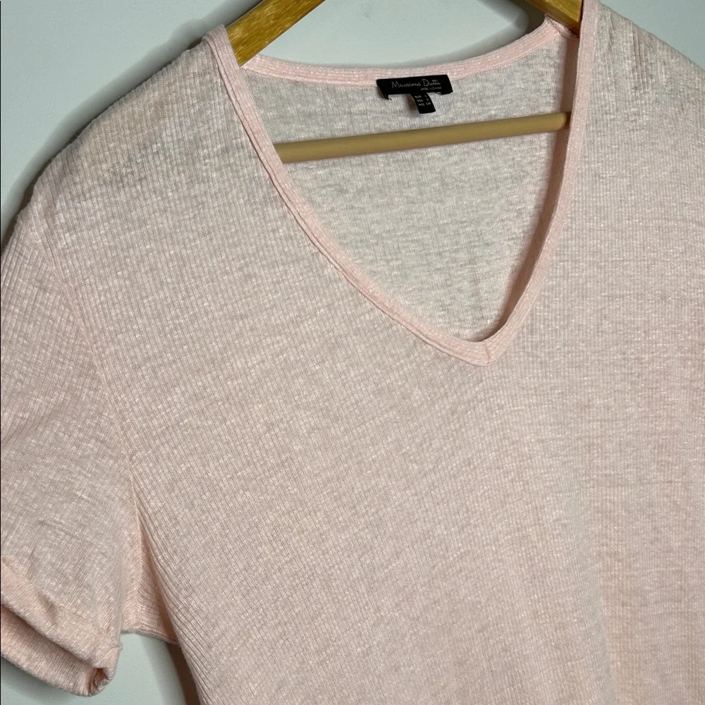 NWOT Massimo Dutti Ribbed Knit Top - Picture 4 of 5